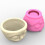 Functional Silicone Mold for Handcrafted Face Succulent Plant 5