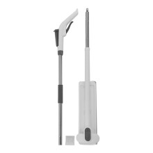 Fine Mist Spray Mop Floor Cleaning Kit, Reusable Microfiber Wet Pads Refillable Bottle Cordless Multi Surface Mopping Ergonomic Design 360 Rotating Mo