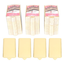300 Stücke Gold Rechteckigen Mousse Kuchen Dessert