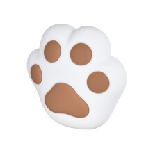Impugnatura per telefono antistress Cute3D Kitty Paw, adorabile giocattolo da spremere con design a zampa di gatto, luminosità regolabile con 3