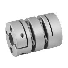 Flexible Wellenkupplung von Plum, Aluminium,-LASD26