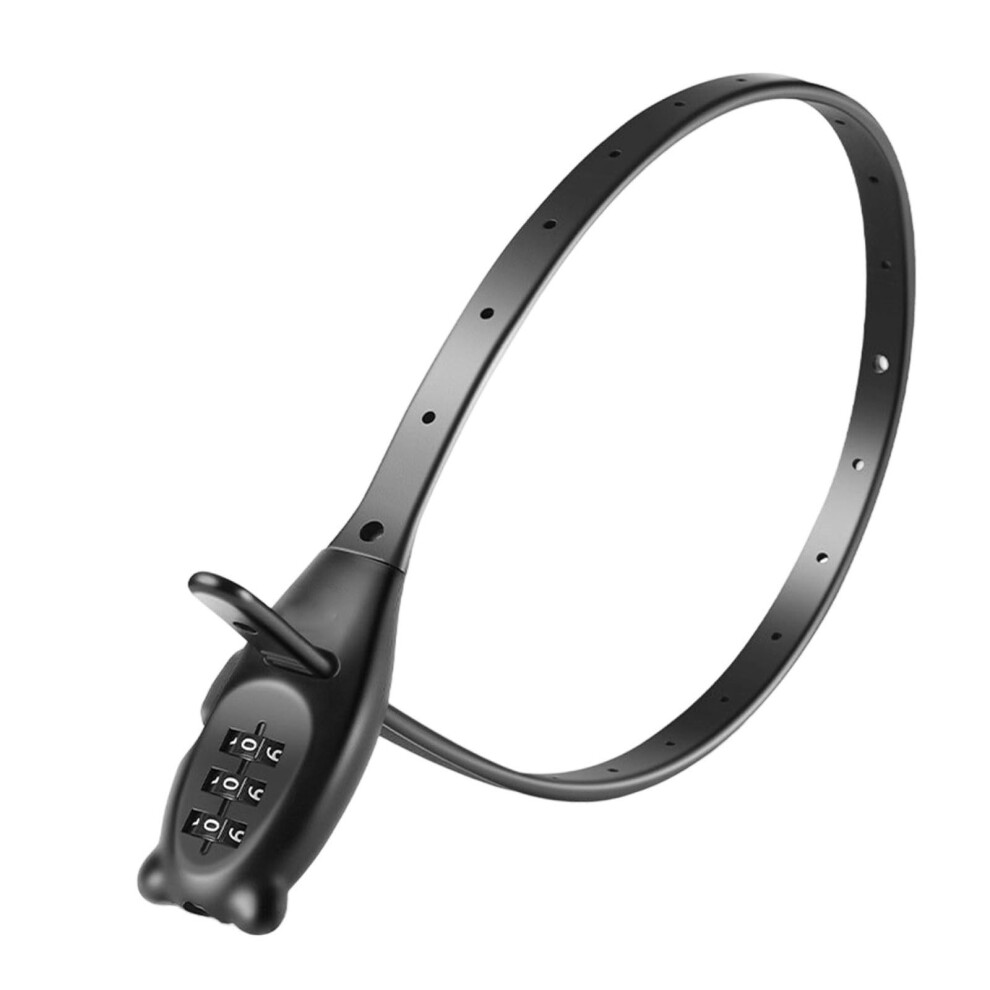 Motorcycle Helmet Lock 3Digit Combination Waterproof Antitheft Resettable Outdoor Use 9323874653082