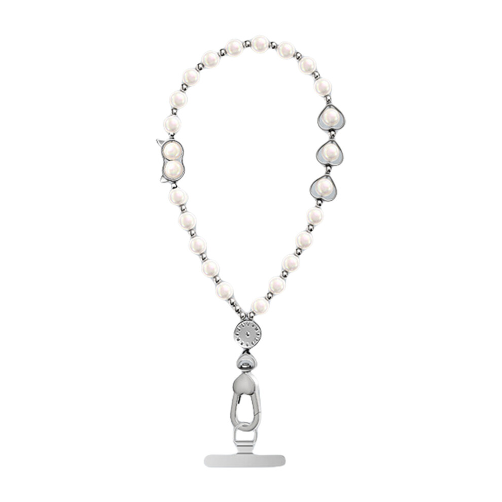 Sicherer Clip, kein Herunterfallen des-Perlweißer Cat-Eye-Stil