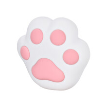Impugnatura per telefono antistress Cute3D Kitty Paw, adorabile giocattolo da spremere con design a zampa di gatto, luminosità regolabile con 3