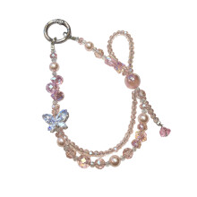 Damen-Armband-Handy-Lanyard-Schnur, zukunftsweisender-Rosa