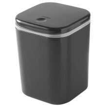 Praktischer Mini-Tischmülleimer, winziger Abfalleimer mit aufklappbarem Deckel für vielseitige Einsatzmöglichkeiten auf kleinem Raum, robuster