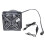 4500RPM 8cm ABS Ventilation Fan 5V Speed Control For Electronics 1