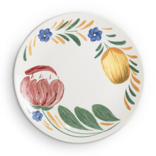 Wade Capri Side Plate with Vibrant Mediterranean Inspired Design, Crafted from Earthenware, 22.75cm, Multi-Coloured, WA967034CAP