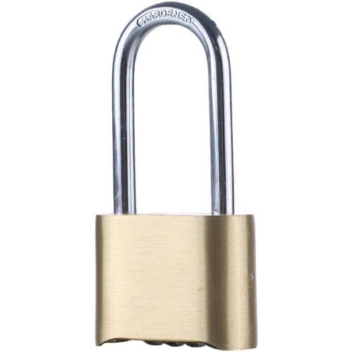 2 Pack 4 Digit Combination Brass Padlock with Resettable Code for Luggage Cabinets and Outdoor Use 1
