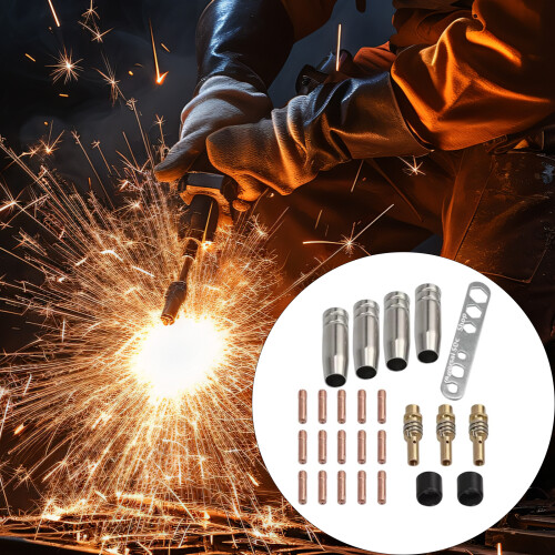 Hitzebeständiger 0,8-mm-Schweißdüsensatz,-Set mit 25 Stück 1