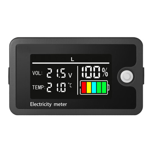 Indicator laadniveau auto-accu LED digitaal display 8-100V
