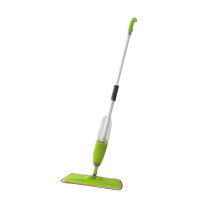 Dust Mop with Microfiber Washable Pads for Household, Portable Sprayer with Fan-Shaped Spray Option for Refillable Spray Mop, Lightweight Ergonomic De