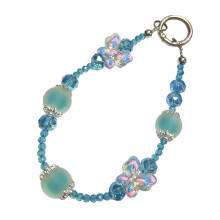Eye Catching Mobile Phone Chain Handmade Beaded Cellphone-green