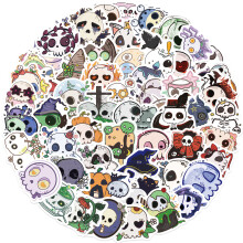 60 Halloween Groovy Skull Stickers PVC-stickers voor elektronica