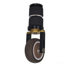 Rotating Bike Storage Seatpost with 44mm Caster Wheel, Aluminum Folding Frame for Easy Transport