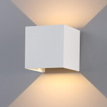Lampada da parete impermeabile, grado IP65, materiale in alluminio antiruggine, struttura pressofusa, angolo del fascio luminoso regolabile per uso
