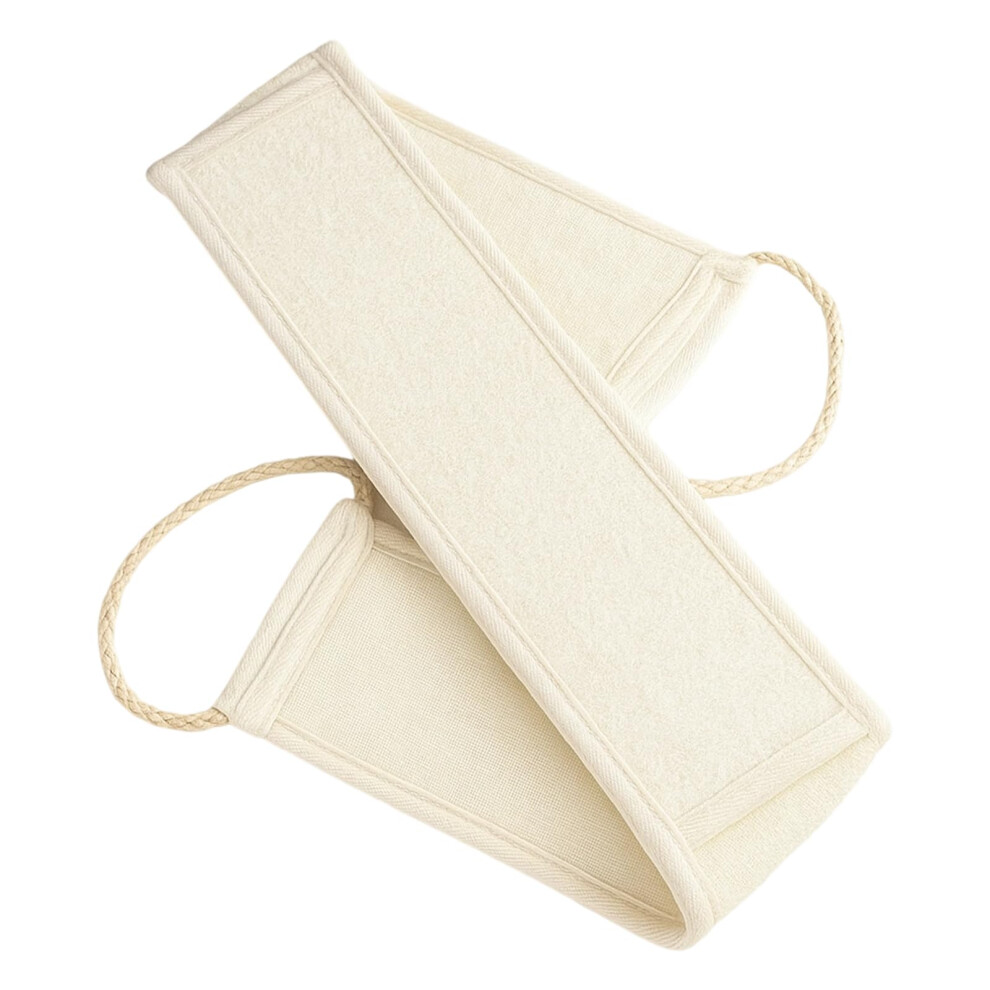 Loofah Back Scrubber with Natural Fibers for Exfoliating, Shower & PostWorkout Cleansing