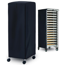 Bun Rack Cover 600D Dust Proof Fabric 23x28x64 Inch for Home and Commercial Baking Storage