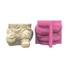 Silicone Flower Pots Mold Succulent Planter Cement Clay Mould