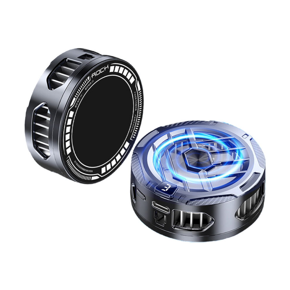 Phone Cooling Fan Low Noise Coolers- Three Speed Digital Black 7704000464741