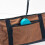 Large Varnished Canvas Tool Bag Impermeable PVC Bottom-Khaki 7