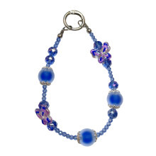 Fashionable Phone Strap Pendant Cellphone Lanyard Chain-blue