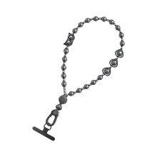 Small Short Phone Strap Not Loss-Deep Space Grey Cat eye style