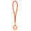 Secure Adjustable Wearable Phone Cord Metal-Emma Orange 1
