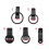 Clip On Circular Polarizer Filter Clip-52mm large hole long 5