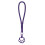 Adjustable Wrist Strap With Auto Locking Clip For-Dark purple 1