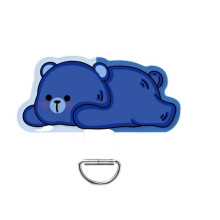 Secure Phone Lanyard Clip Easy To Attach Cartoon Style-blue