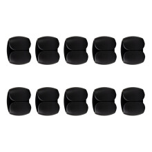 Reusable Wire Organizers For Earphone Charge Cables-Black