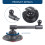 360 Degree Rotating Ball Head Adhesive Mounting Base 17mm Socket 6