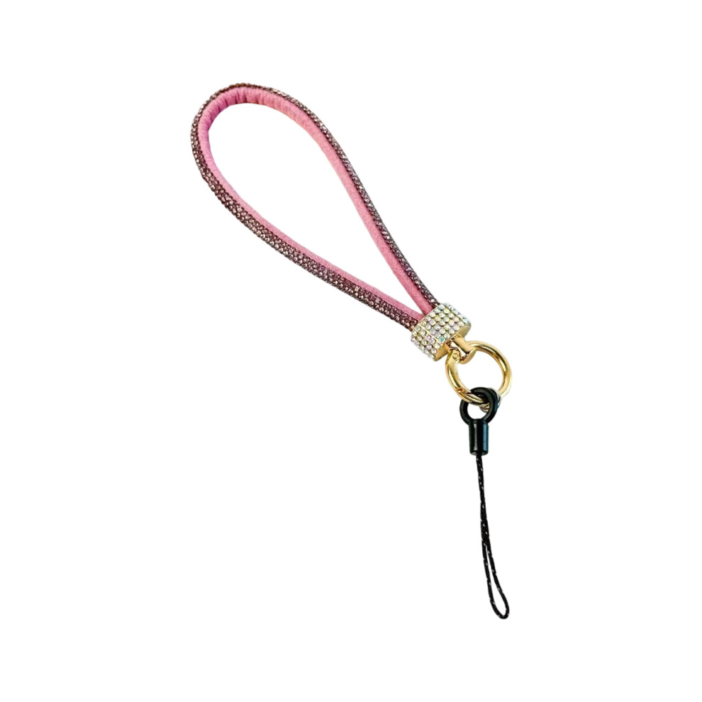 Glitters Crystal Rhinestones Mobile Phone Strap Short-Pu 7704000466509
