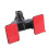 17mm Ball Head Base Car Dashboard Phone Bracket Adhesive Sticker 6