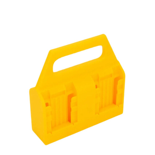 Dense Wall Mounted Battery Rack For Mobile Equipment-Yellow