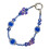 Women Wristlet Phone Lanyard String Trendsetting Beaded-blue 1