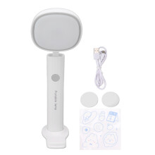 Dimmable Portable Lamp, Foldable Design Square Flashlight Shape With Intelligent Eye Protection For Reading And Learning, Camping Light With Magnet