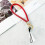 Mobile Phone Tether Wrist Strap Rhinestones Cellphone-red 7