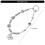 Decorative Short Phone Lanyard With Artificial Rose-P urple 4