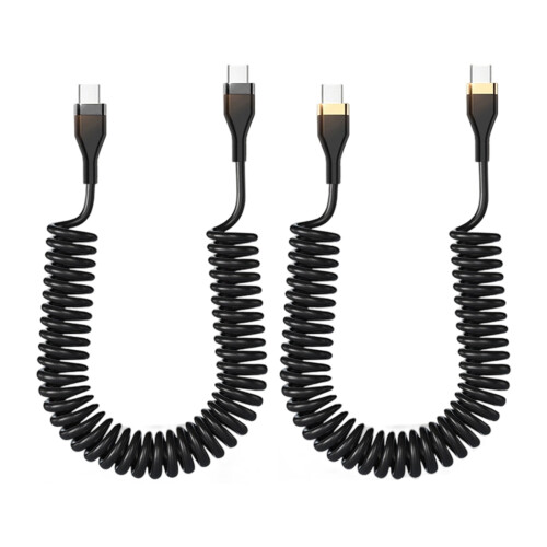 Tablet Fast Speed 120W Charging Cable Double Type C Port-Black 1