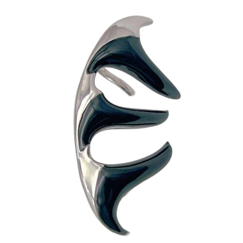 Teufelskralle-Ohrring, Gothic-Schmuck,