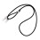 Ergonomic Adjustable Phone Lanyard Soft Touch Leather-Black 1