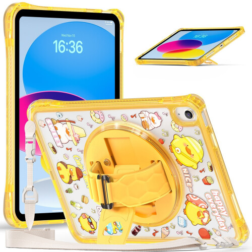Lightweight Tablet Cover-Yellow transparent d Air 4 or 5