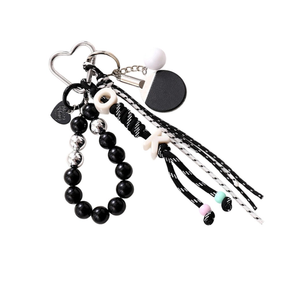 Decorative Hanging Chain Braided Rope Ornament Pendant- Black 7704000462082