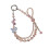 Sangle de chaîne de téléphone anti-perte, pendentif,-Rose 1
