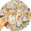Whimsical Reusable Adhesive Decals Labels Waterproof Art 6