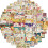 Whimsical Reusable Adhesive Decals Labels Waterproof Art 4