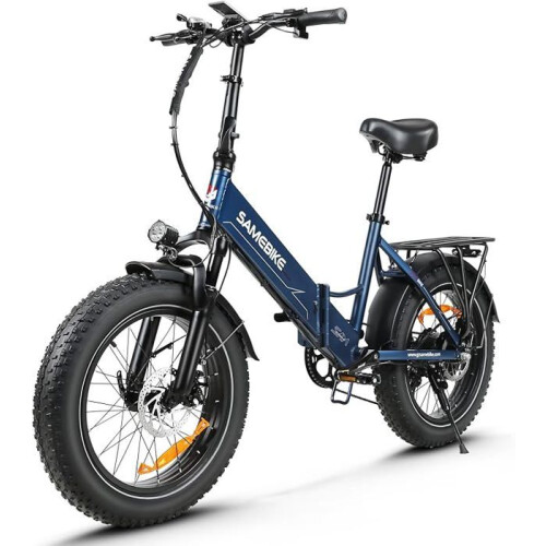 SameBike Bicicleta Elétrica - SAMEBIKE - LOTDM200-II-FT-DB - 48V 13Ah - Autonomia 60-120 km - 20 polegadas