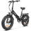 SameBike Bicicleta Elétrica - SAMEBIKE - LOTDM200-II-FT-BK - 48V 13Ah - Autonomia 60-120 km - 20 polegadas 1